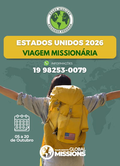 Viagem missionária EUA 2026
