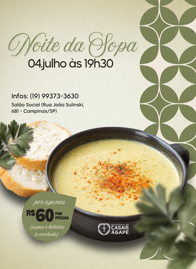 noite da sopa 2026
